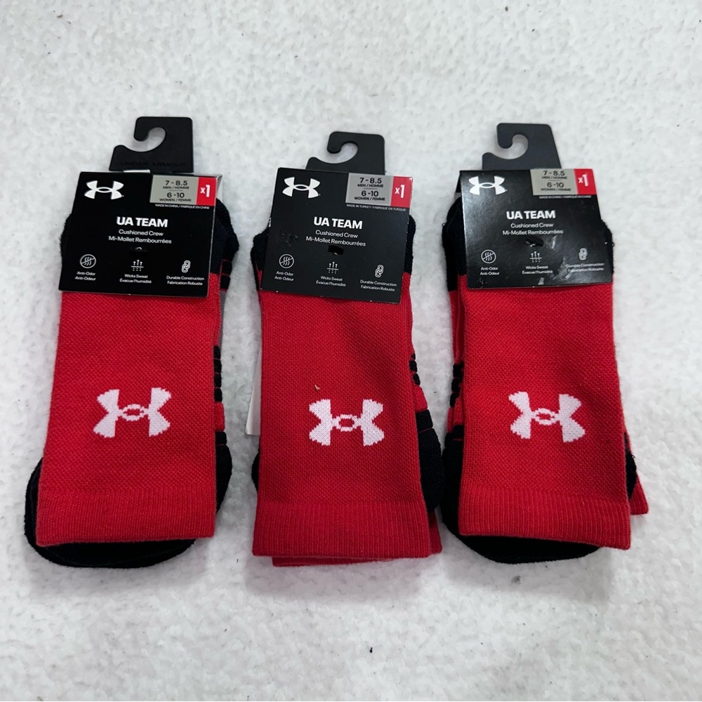 Under Armour Red UA Team Socks
